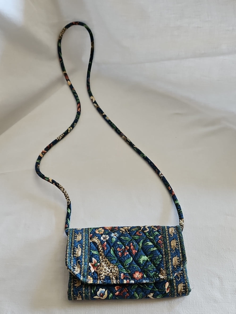 Vera Bradley Floral & Animal Print Crossbody Bag - Wallet and Purse